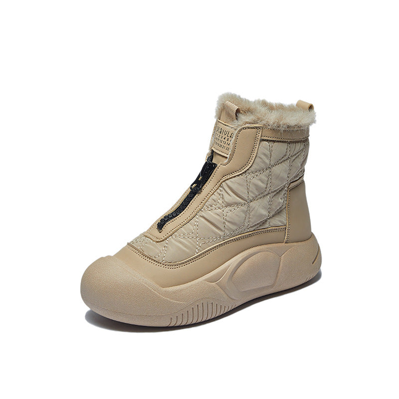 Women's Warm Casual Fleece-lined High-top Snow Boots