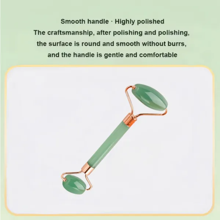 Premium Gua Sha & Jade Roller Set - Natural Stone Facial Massage Tool for Lifting & Sculpting