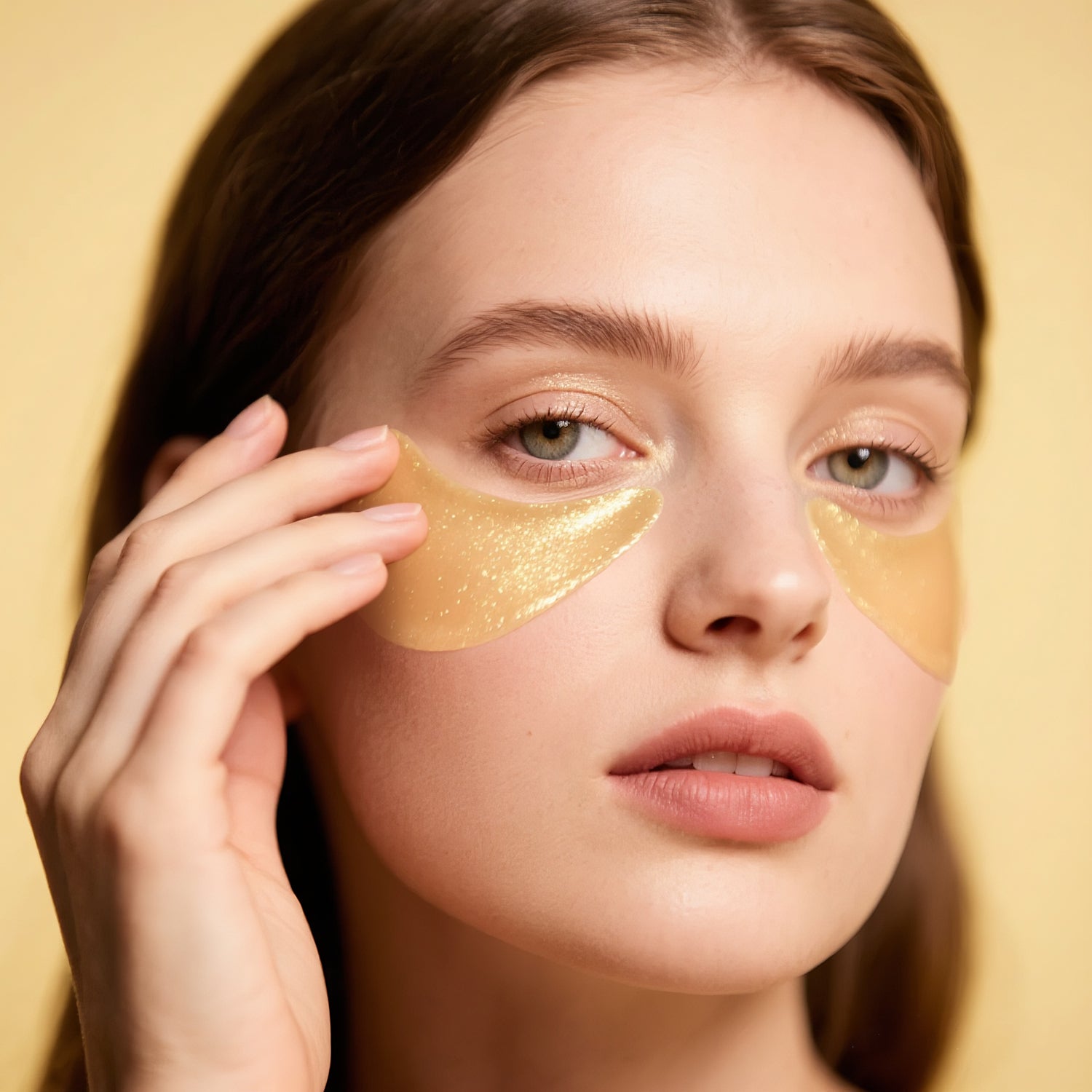 Mască Ochi Golden Crystal - Colagen & Acid Hialuronic