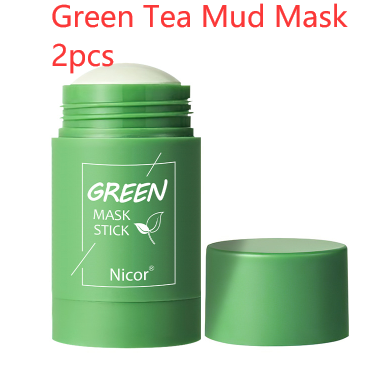 Mască Stick Ceai Verde Anti-Acnee - Cleansing Clay Mask Control Sebum Valentine's Day