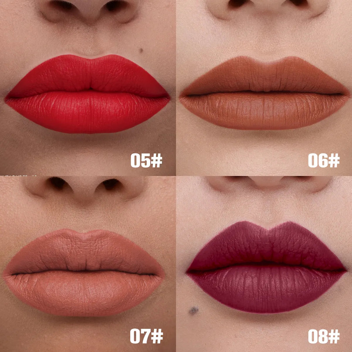 PHOFAY Matte Lip Liner Lipstick Pen - 2-in-1 Liner & Lipstick | Long-Lasting Matte Finish