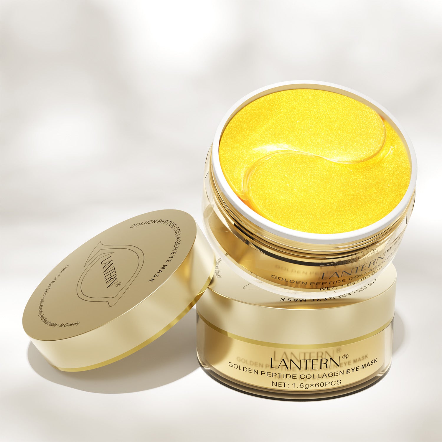 Mască Ochi Golden Crystal - Colagen & Acid Hialuronic