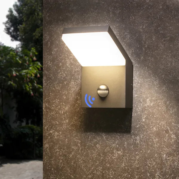 Outdoor LED Wall Light with Motion Sensor - Smart Exterior Lighting | Weather-Resistant