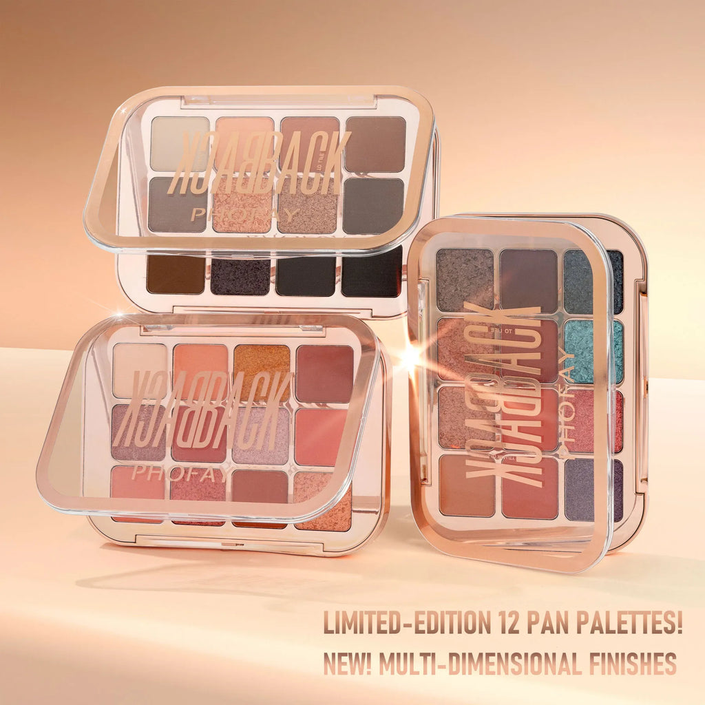 Paletă Farduri PHOFAY 12 Culori - Eyeshadow Palette Premium