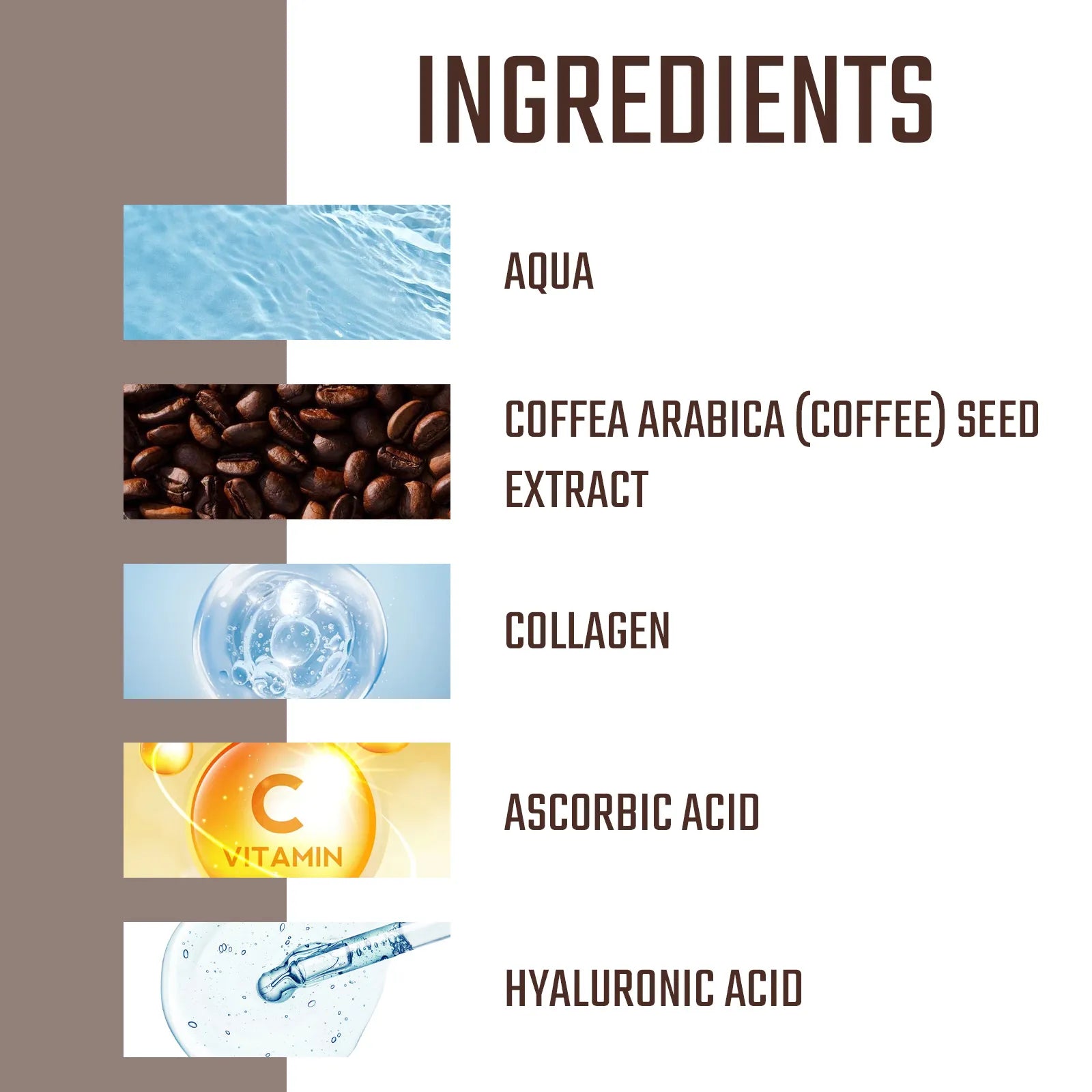 Serum Ochi Coffee Extract - Anti-Cearcăne & Anti-Aging OUHOE