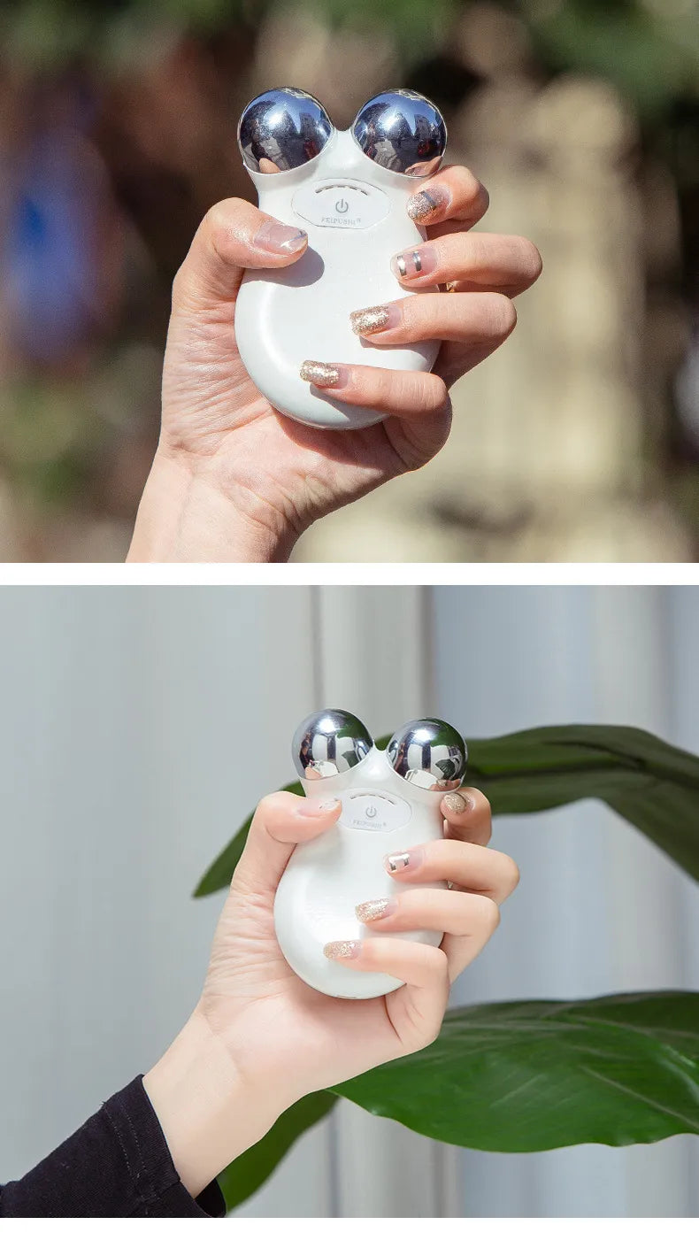 EMS Micro-Current Face Massager - Anti-Aging Lifting Device | Reducere Riduri & Contur Ochi