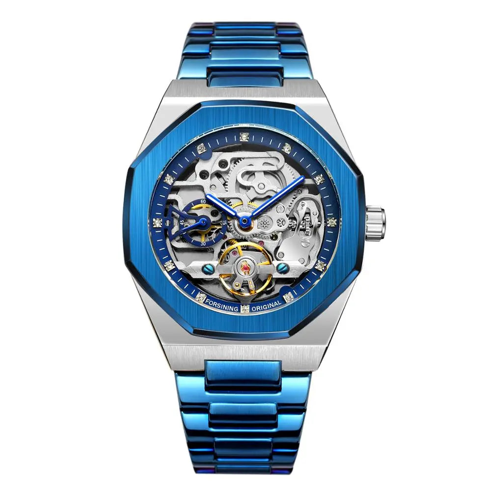 Ceas Bărbătesc Tourbillon Automatic Skeleton Mecanism Vizibil - Luxury Watch