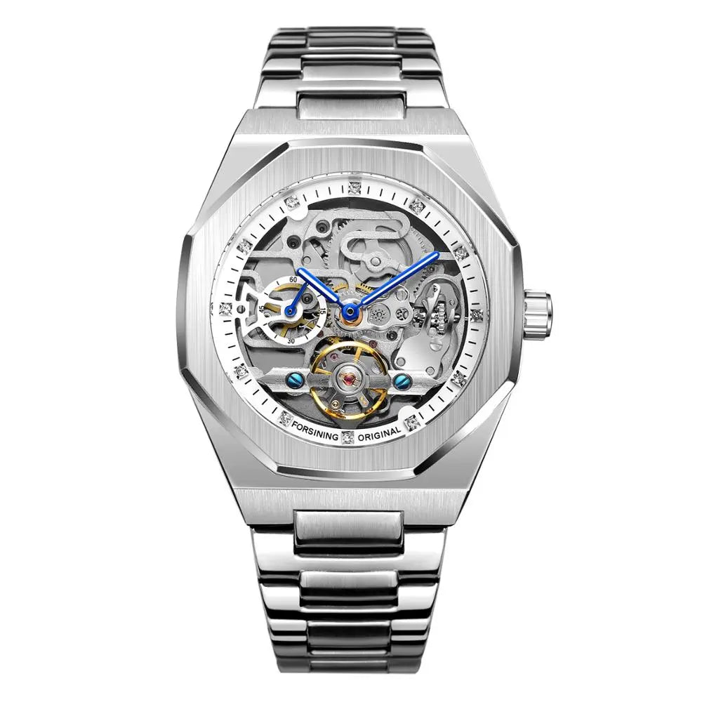 Ceas Bărbătesc Tourbillon Automatic Skeleton Mecanism Vizibil - Luxury Watch