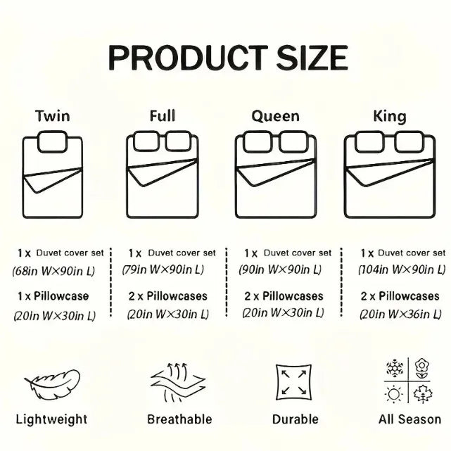 Lenjerie Florală Premium - Big Flower Duvet Cover King