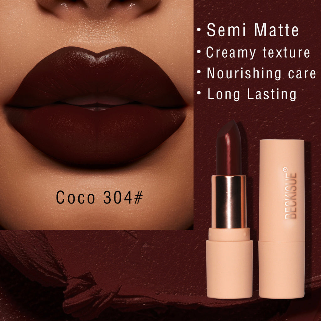 Brown Series Semi Matte Silky Matte Lipstick