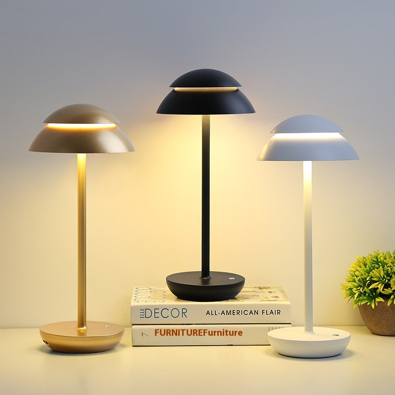 Nordic Minimalist Table Lamp - Modern Creative Bedside Light with USB