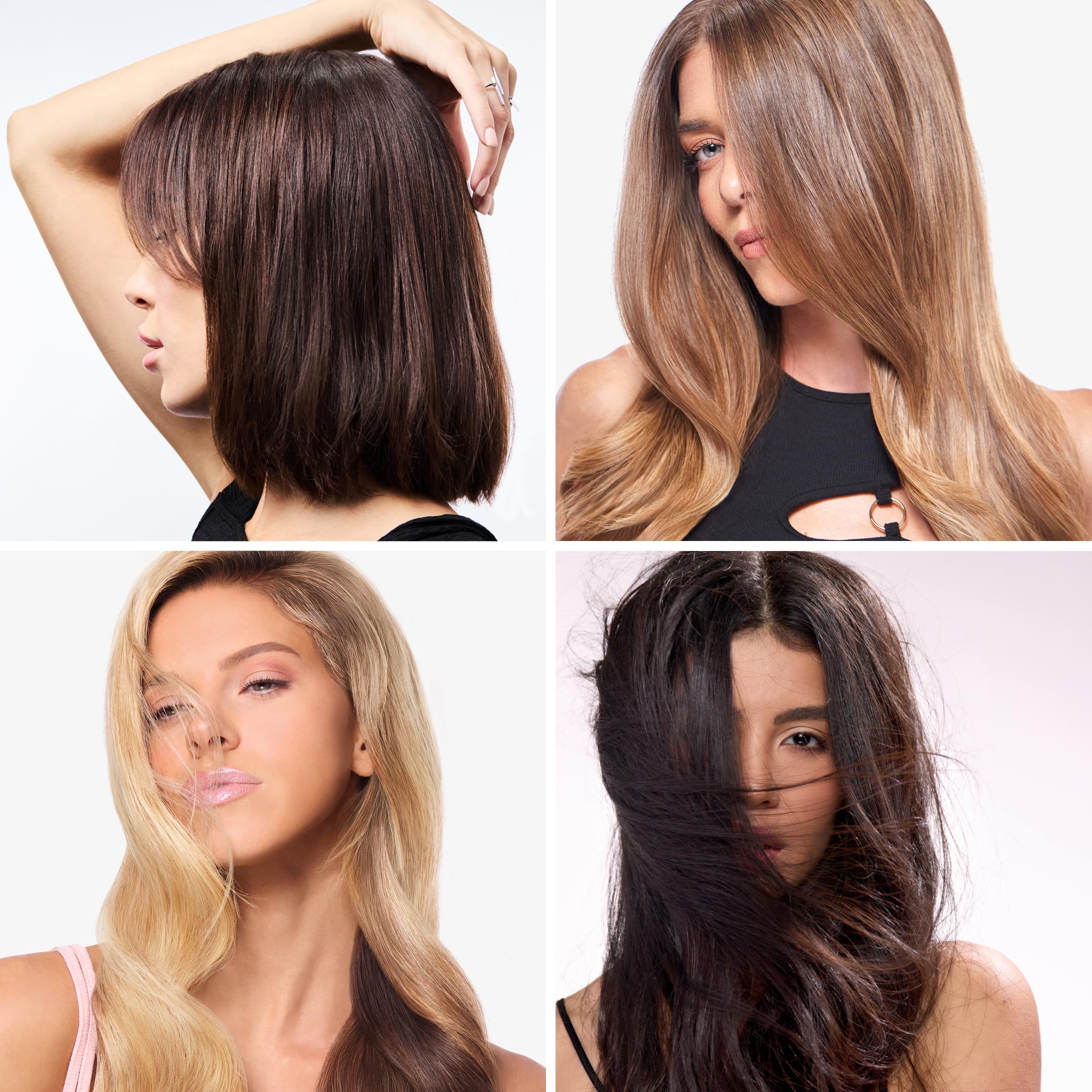 L'ANGE HAIR Le Volume 2-in-1 Titanium Blow Dryer Brush | Hot Air Brush for Hair Drying & Styling | Ionic Oval Barrel for Smooth, Frizz-Free Volume | (Blush – 75mm)