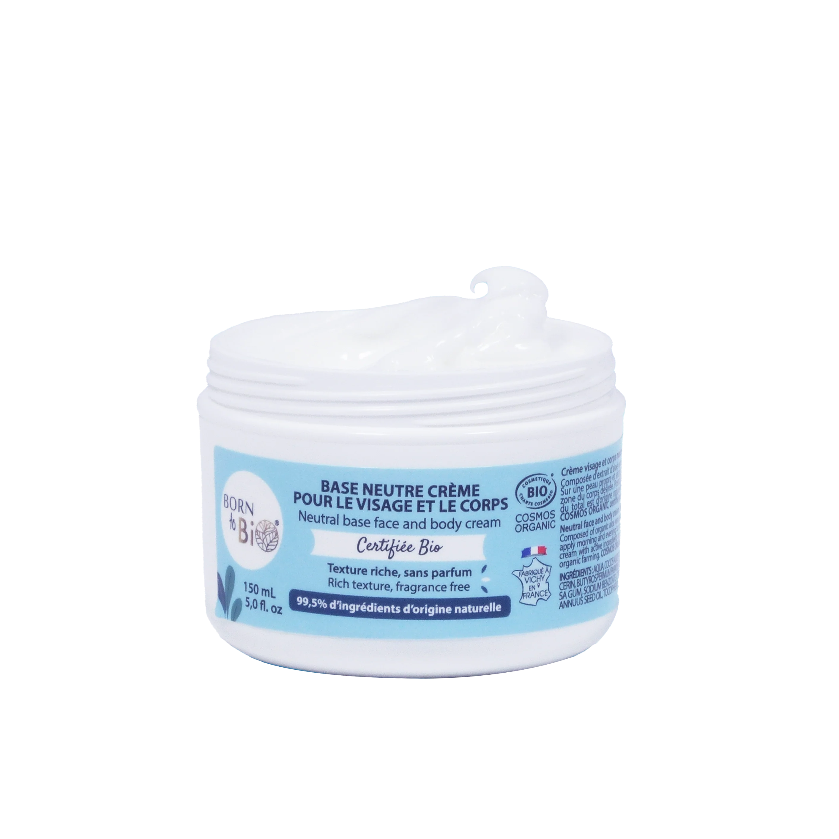 Cremă Naturală Bio Neutră Față și Corp - Born to Bio