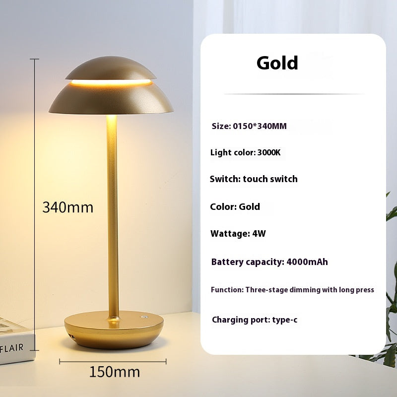 Nordic Minimalist Table Lamp - Modern Creative Bedside Light with USB