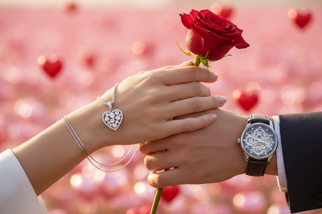 💝 Valentine's Day Couple Bundle - Set Cadou Premium pentru Cuplu