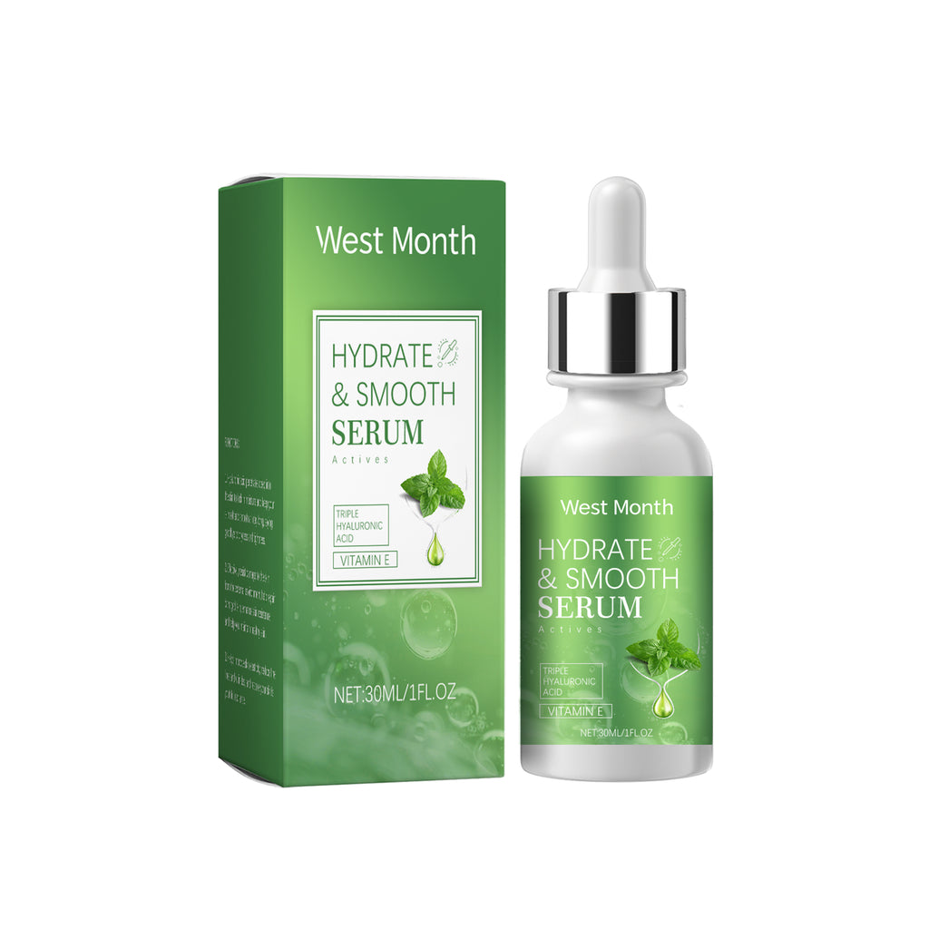 West&Month Hydrating Serum with Hyaluronic Acid - Facial Skin Hydrating, Brightening & Firming - 30ml