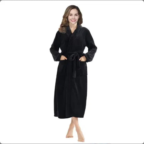 Halat de Baie Plush Premium - Soft & Warm cu Glugă pentru Femei