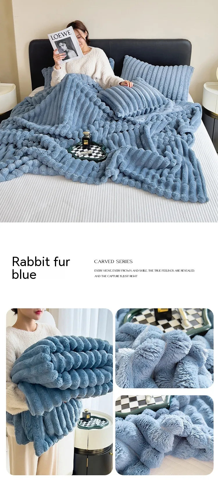 Pătură Catifea Bubble - Soft Wind Velvet Premium