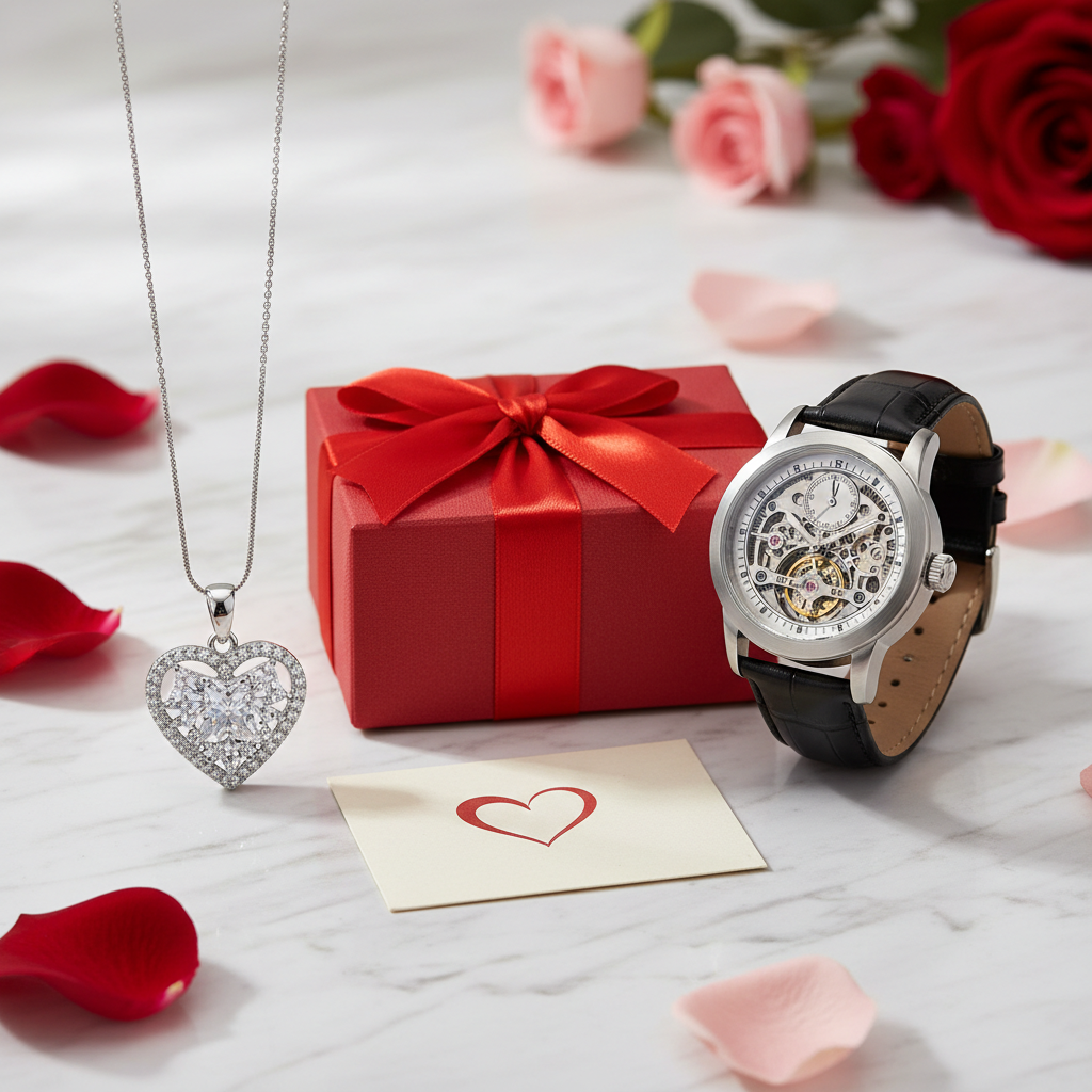 💝 Valentine's Day Couple Bundle - Set Cadou Premium pentru Cuplu